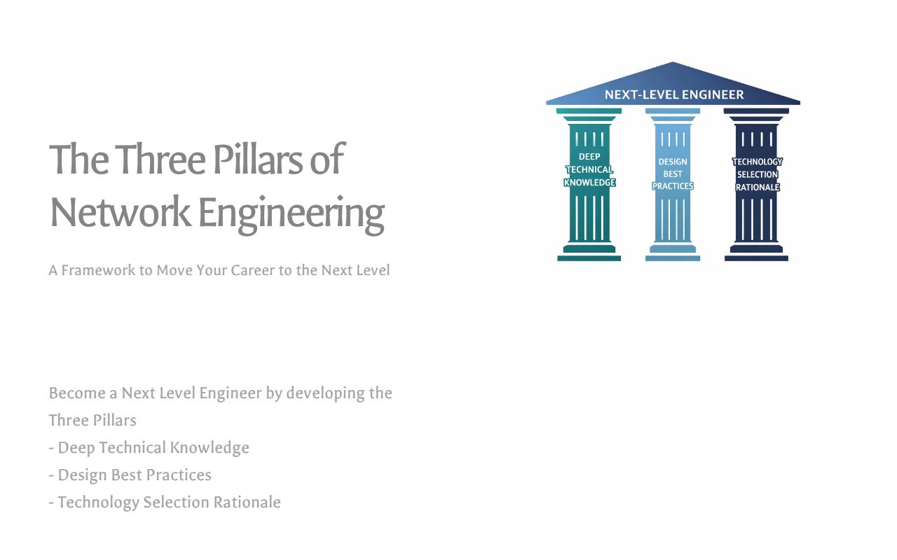 Three Pillars of Network Engineering